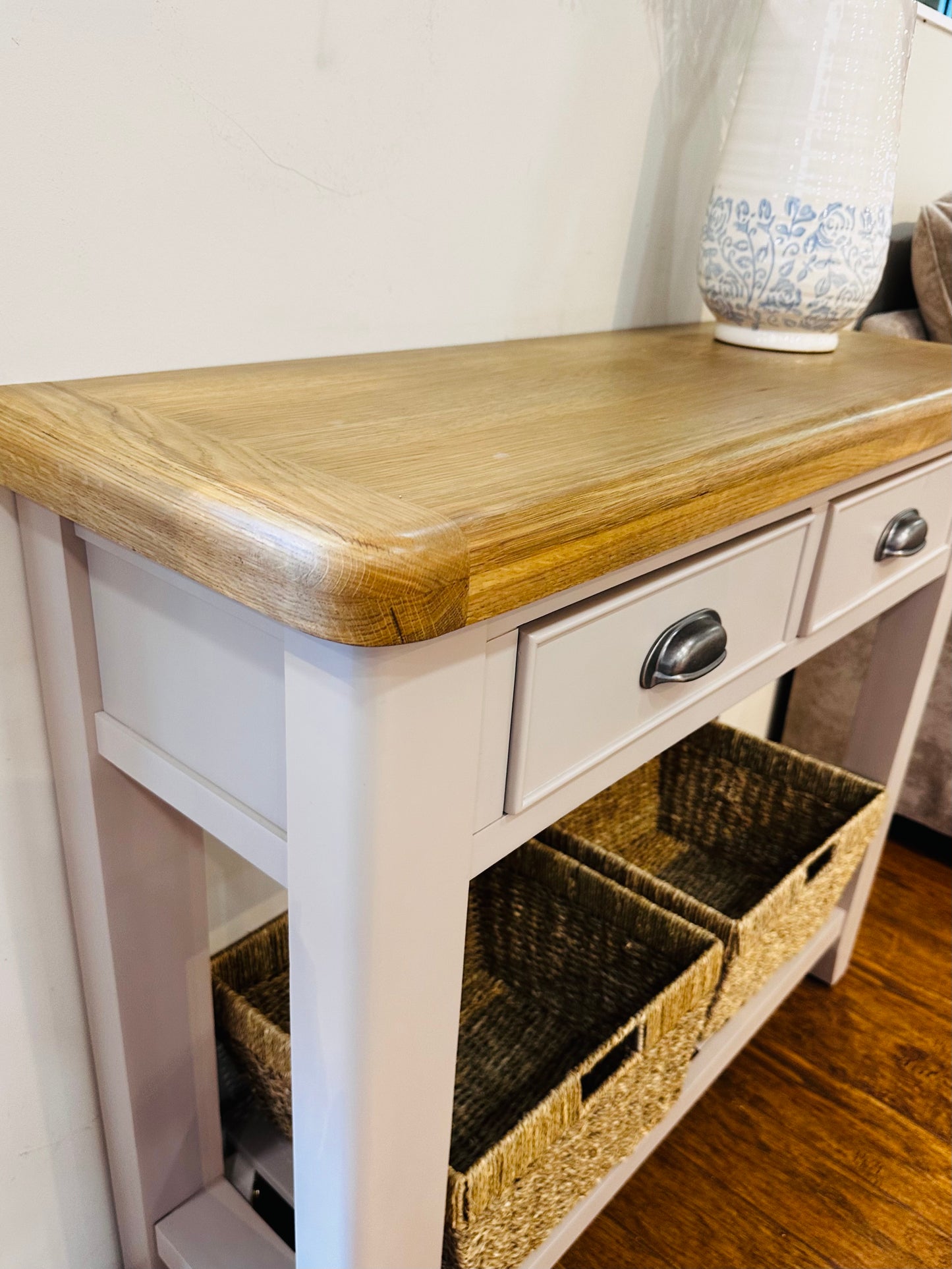 Clayton 2 Drawer Console