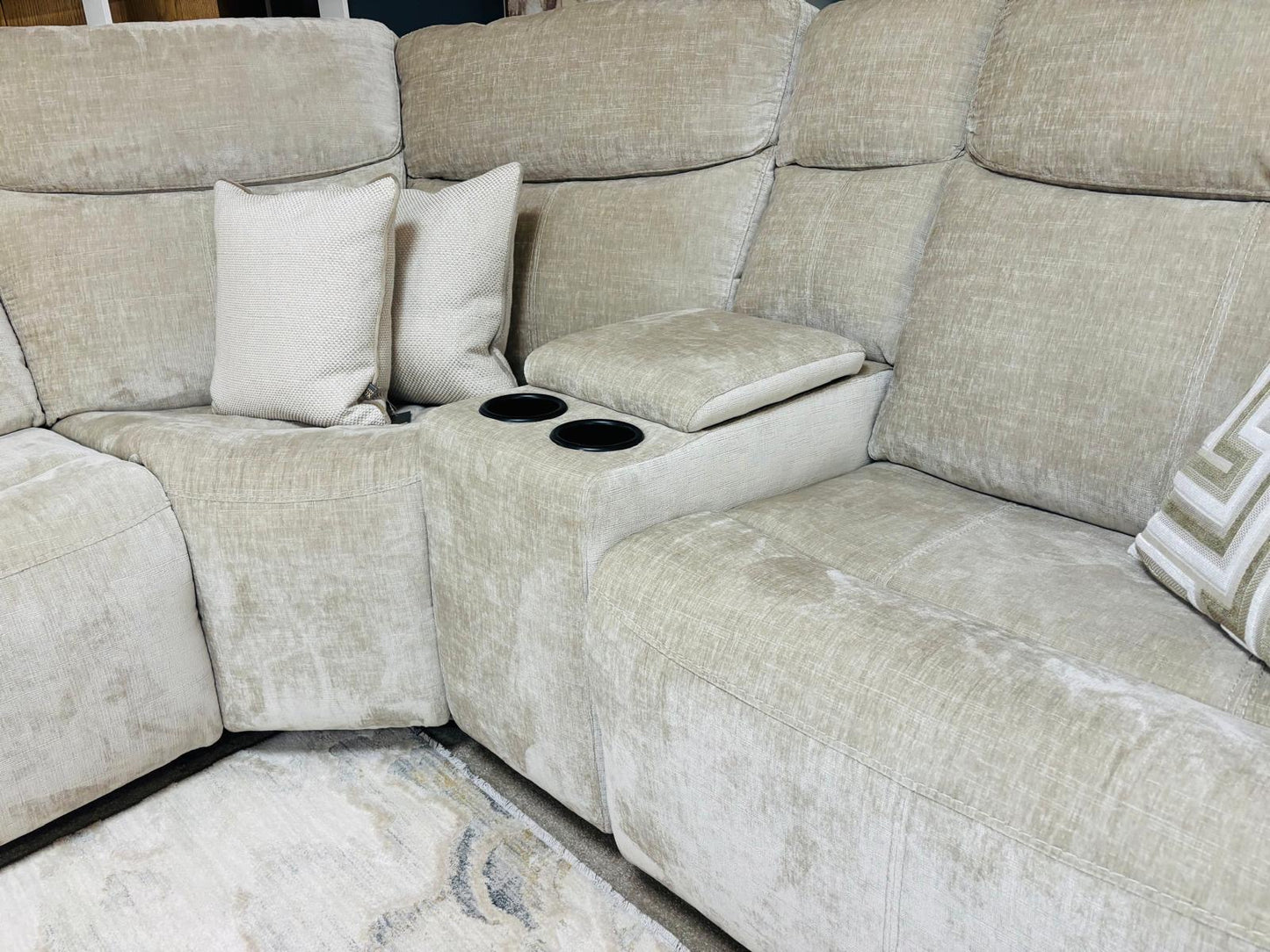 Ruby powered modular Corner Sofa