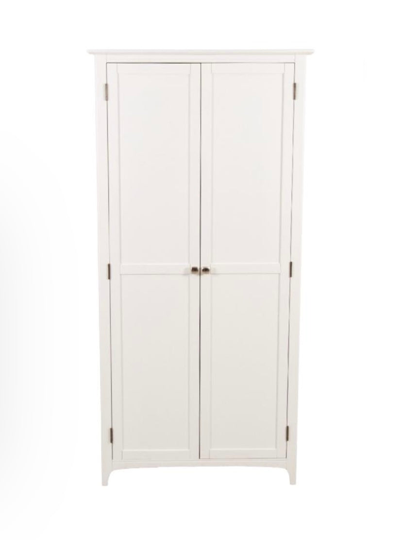 Logan White 2 door Wardrobe