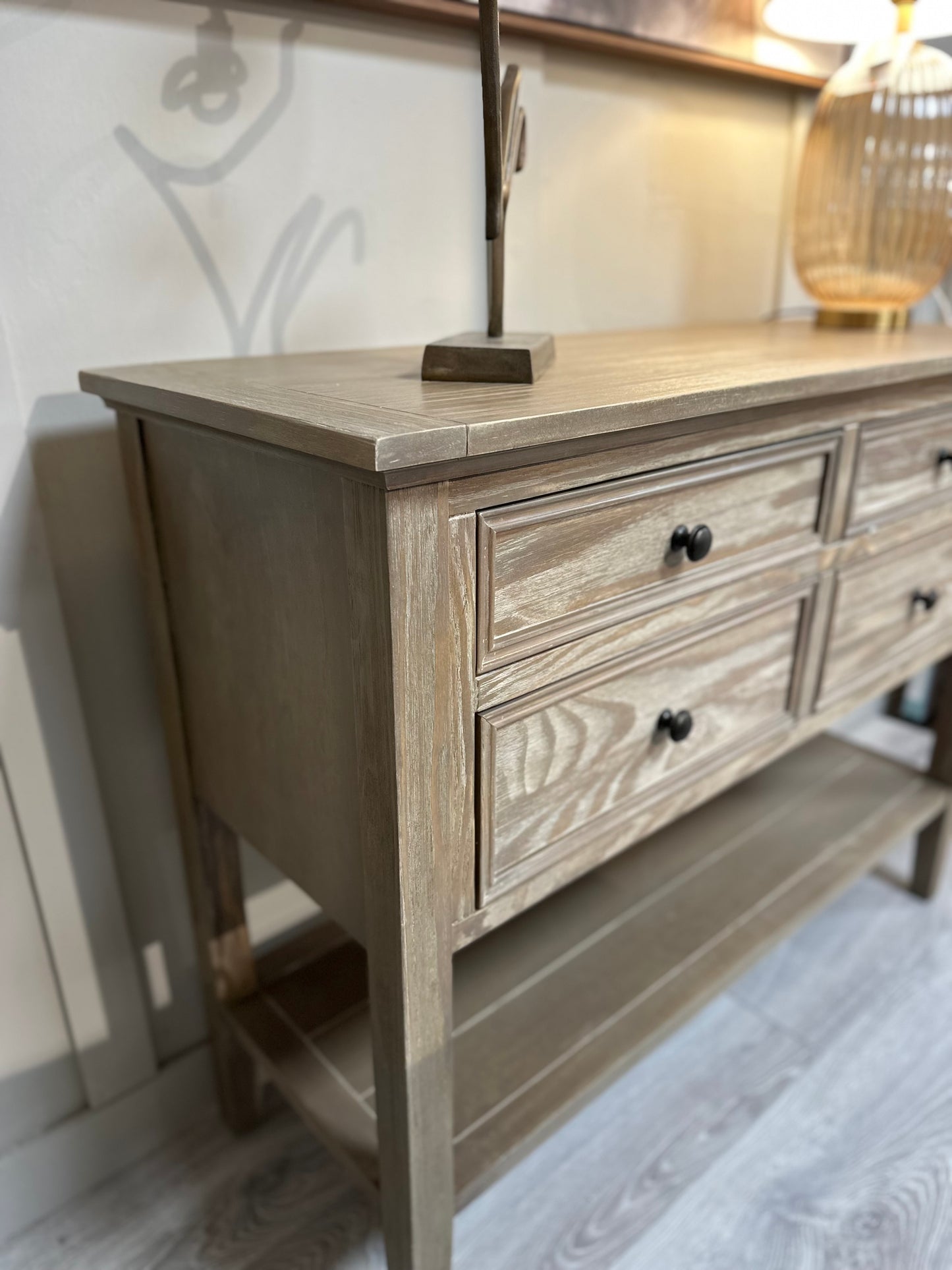 Plama 4 Drawer Console Table