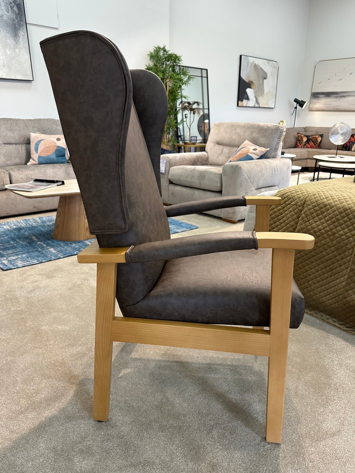 Beech frame Orthopedic Chair