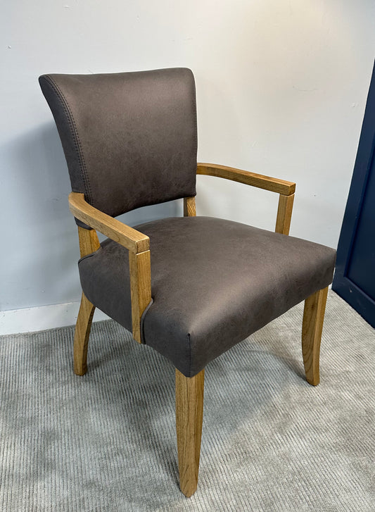 Drake Grey Carver Chair
