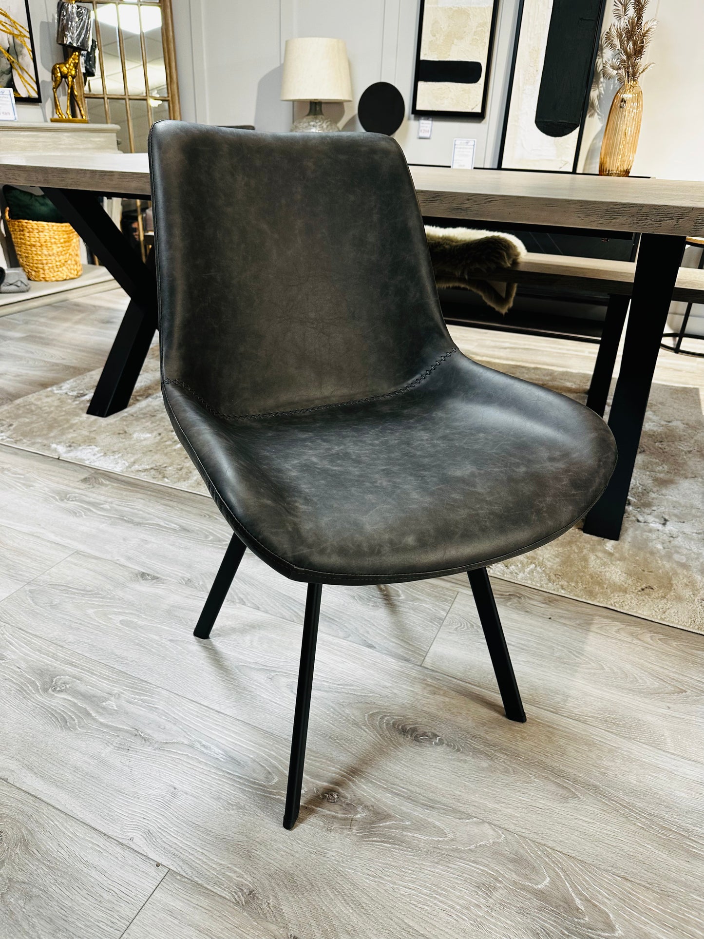 Cooper Dark Grey Dining Chair