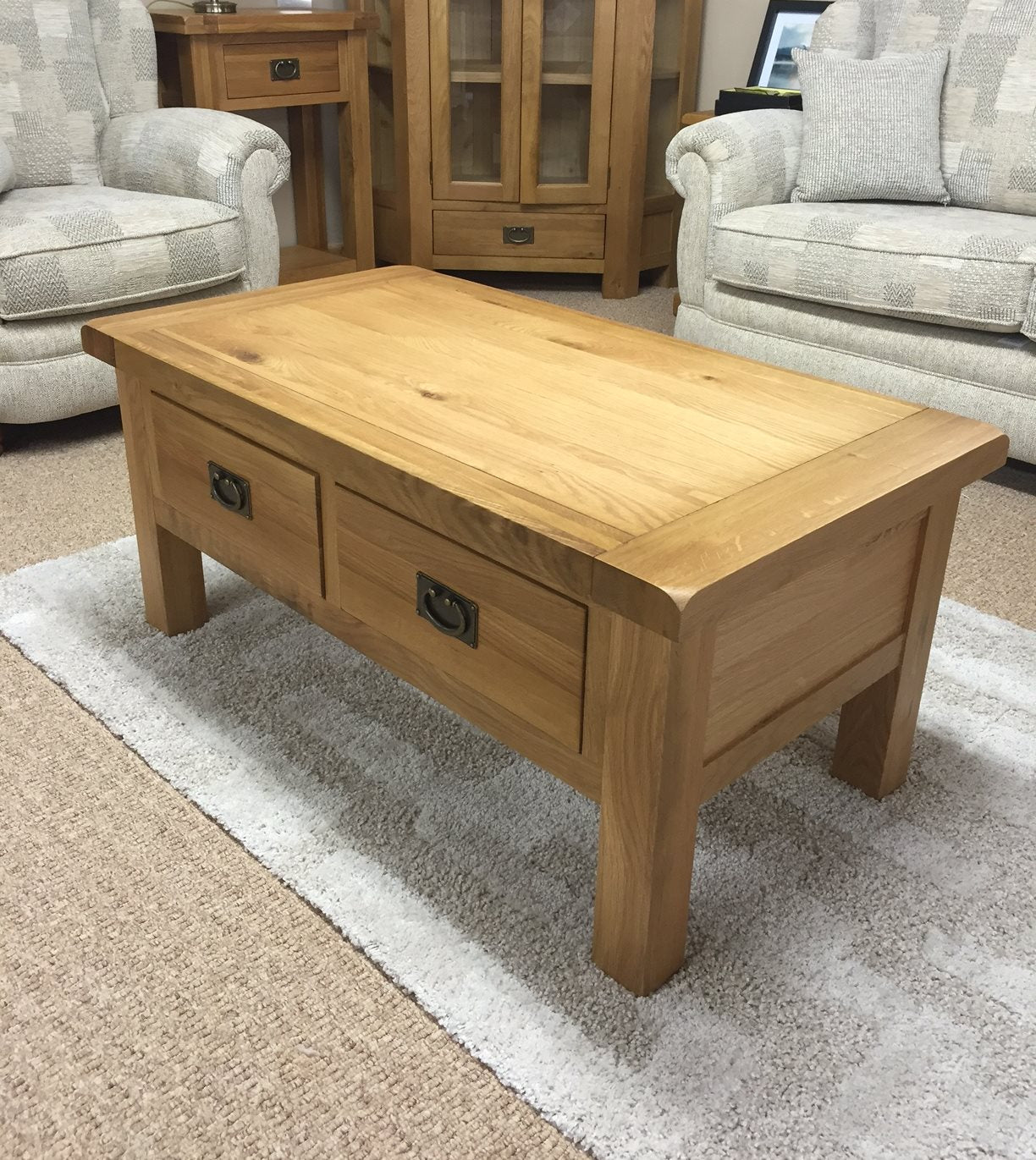 Stamford 2 Drawer Coffee Table