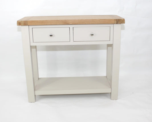 Bailey Oak 2 drawer Console Table