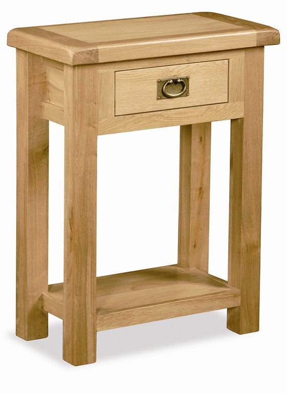 Stamford Oak 1 Drawer Hall Table