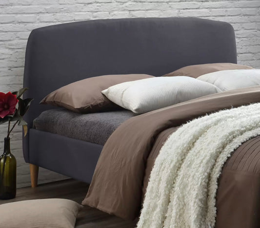 Geneva Dark Grey Fabric bed