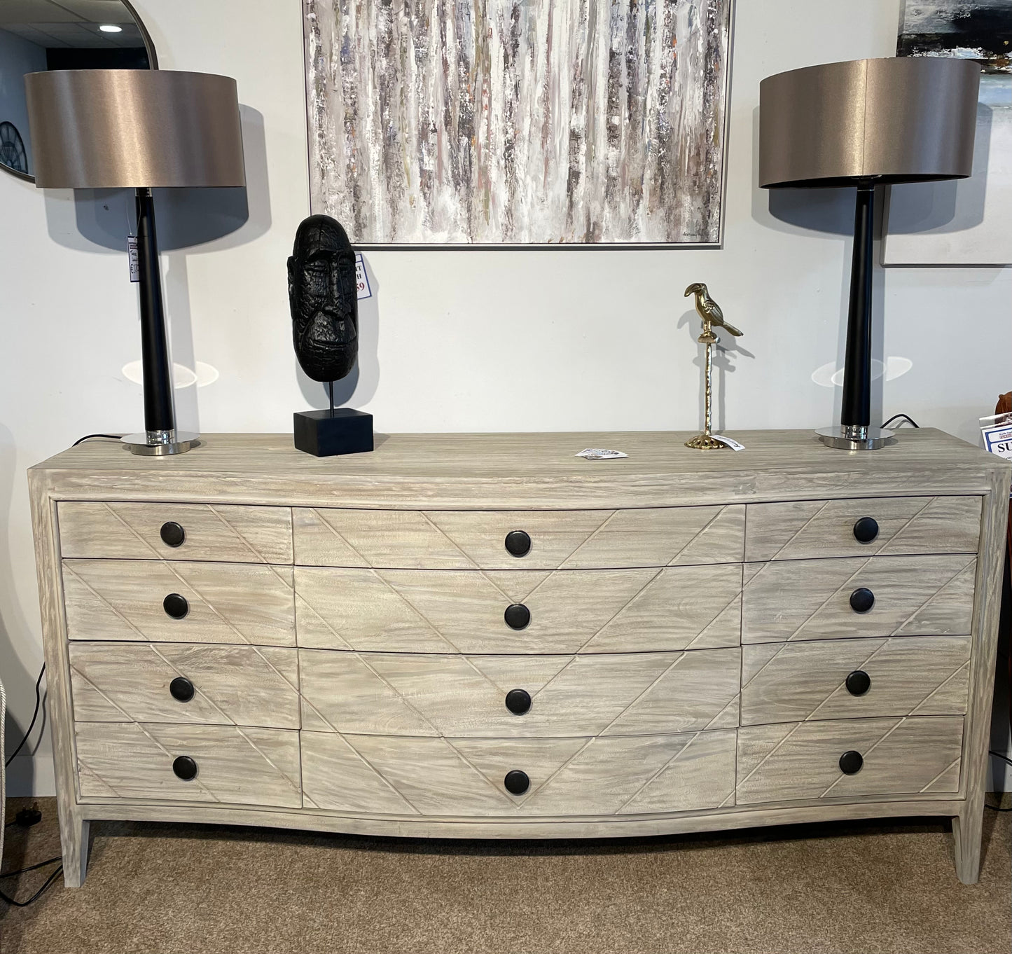Rio 9 drawer sideboard