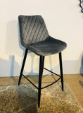 Hanley grey bar stool