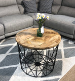 Helix round coffee table