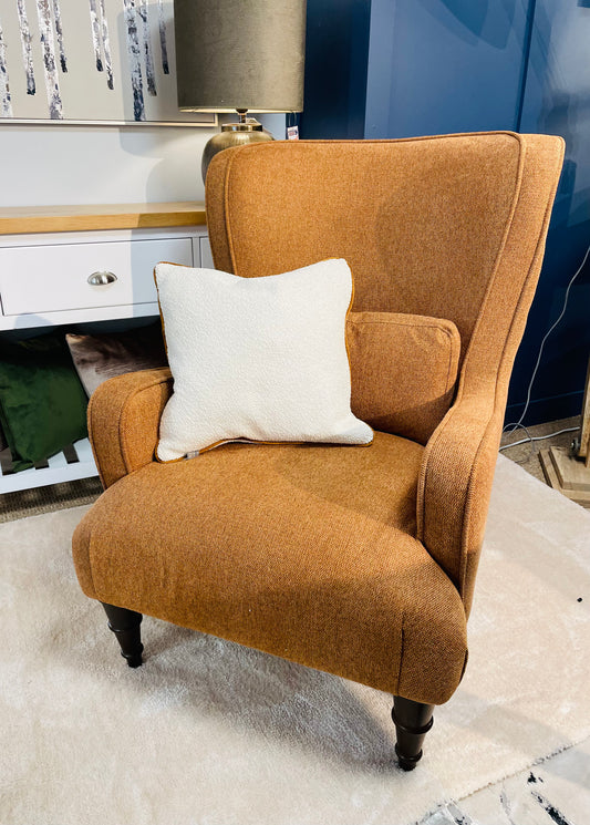 Harriet Burnt Orange Accent Chair