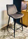 Hanley grey bar stool
