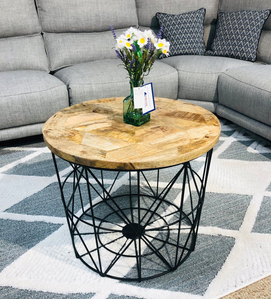 Helix round coffee table