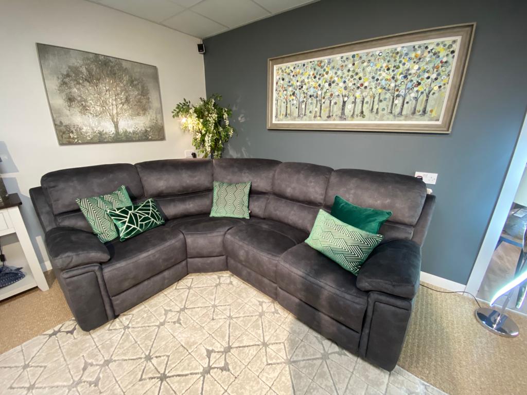 Carlton Charcoal Corner sofa