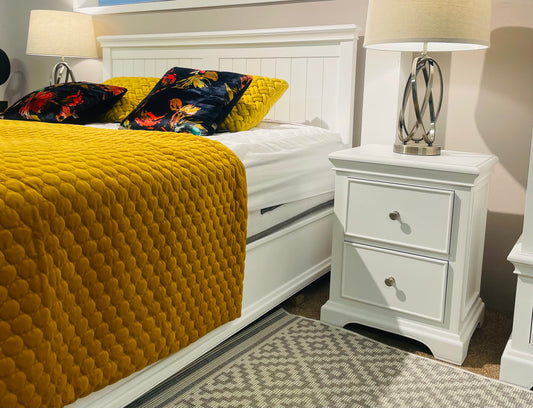 Kyria White Bed Frames