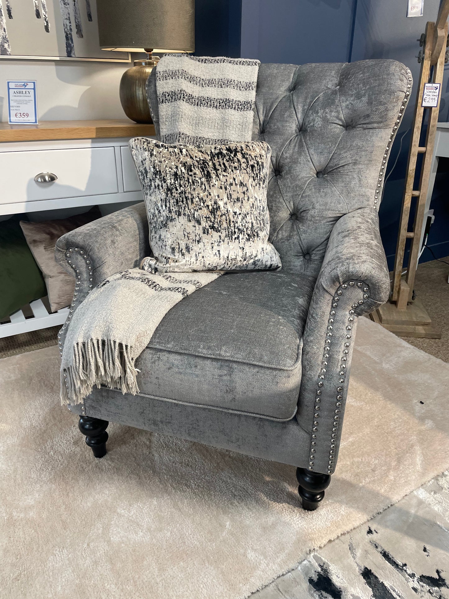 Chester Grey Chair