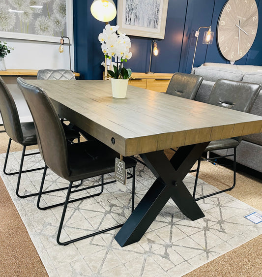 Havana Cool Grey Dining Table