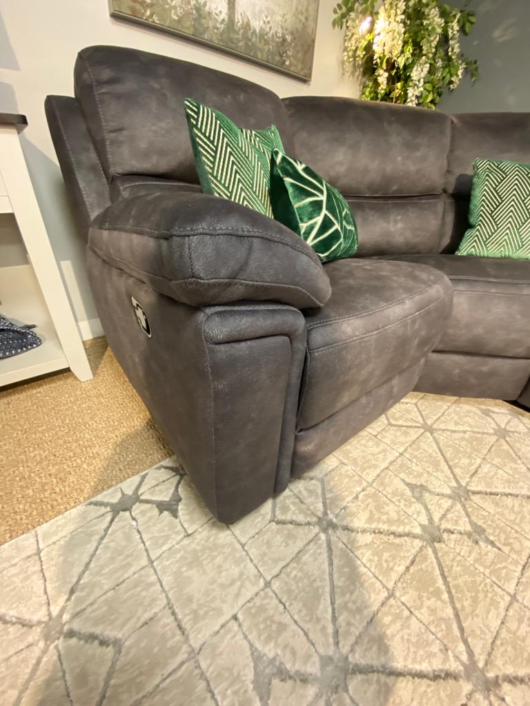 Carlton Charcoal Corner sofa
