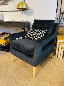 Auston Chair Black Velvet