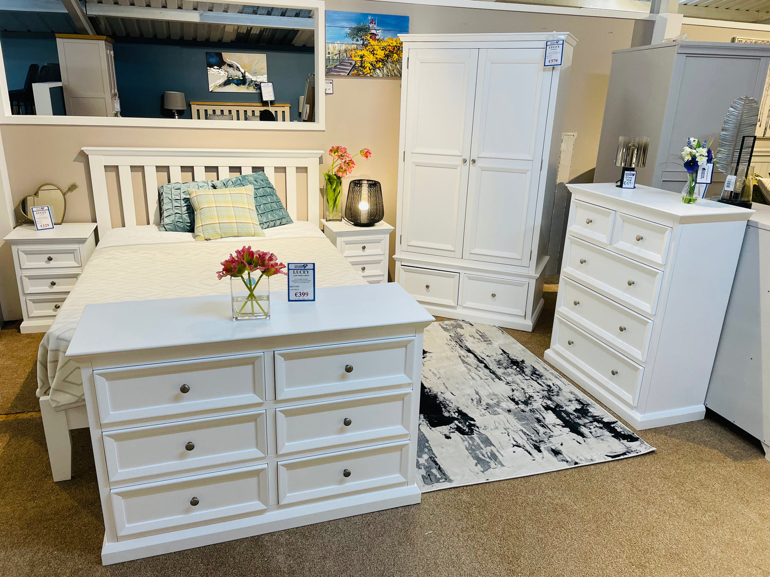 Lucey White Bedroom Range