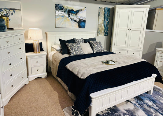 Milan Vanilla Bed Frames