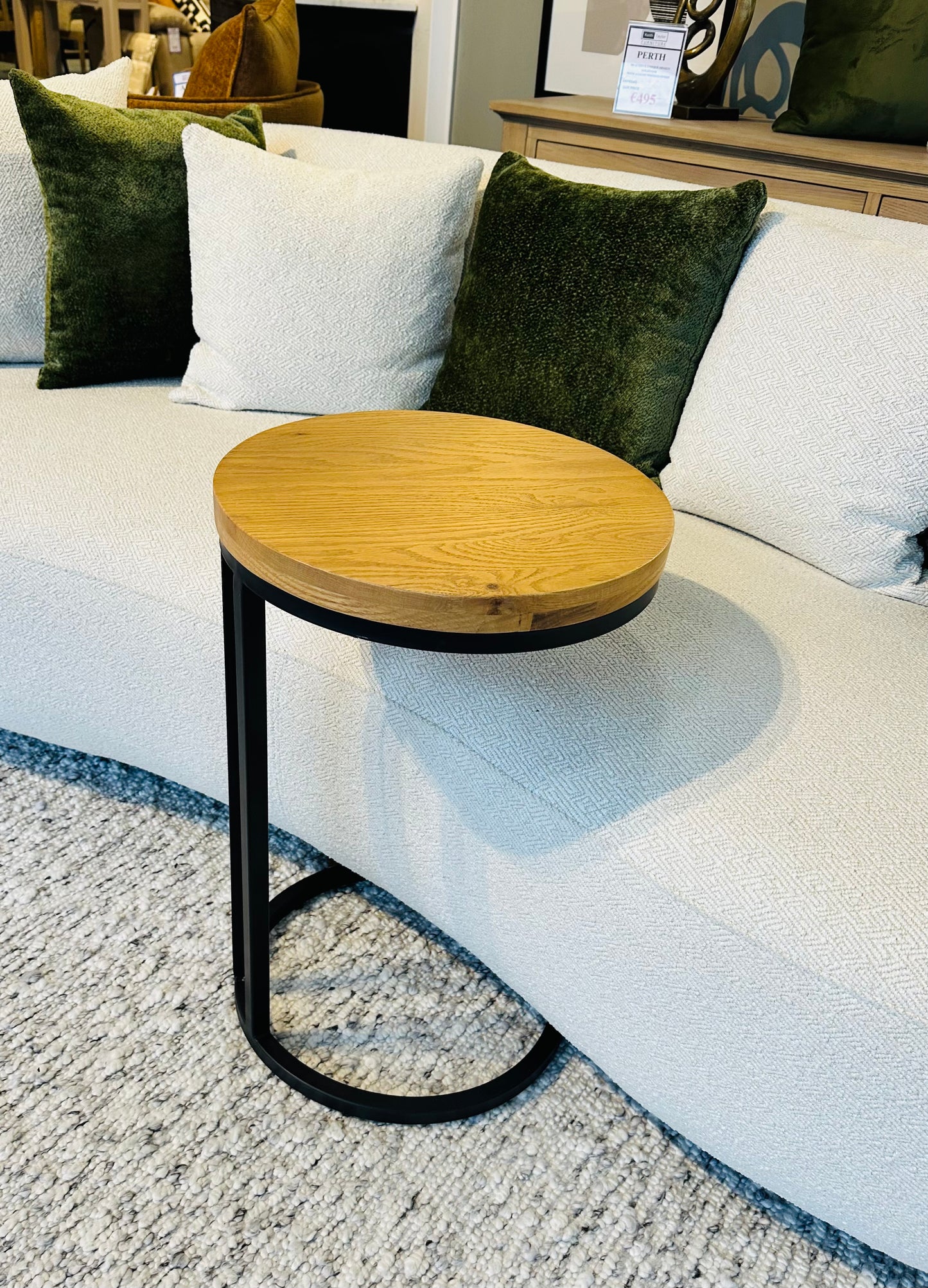 Calia Round Sofa Table