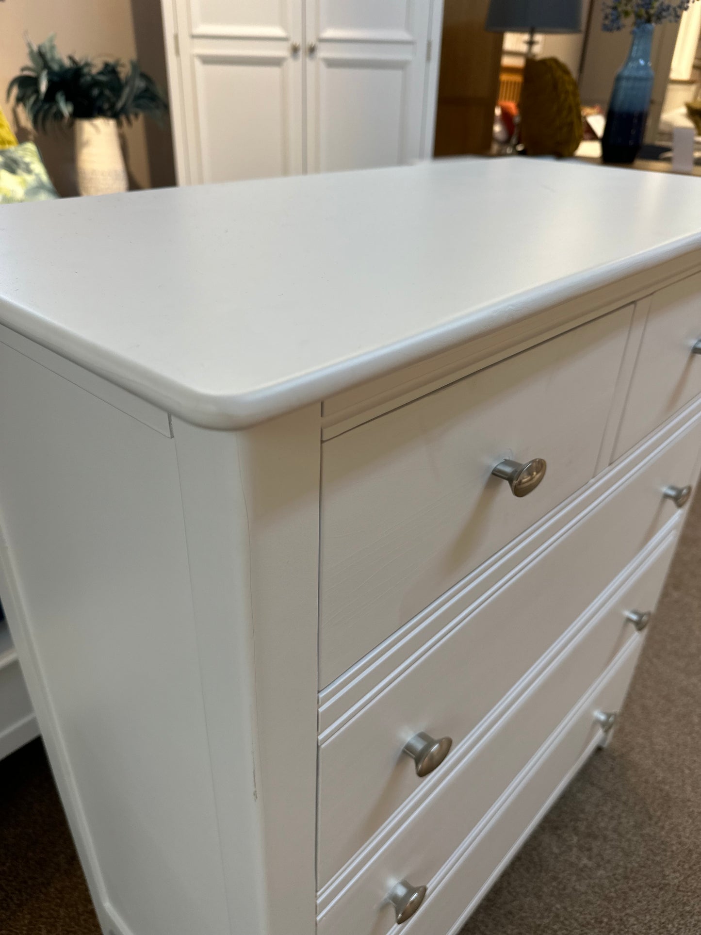 Logan White 6 drawer chest