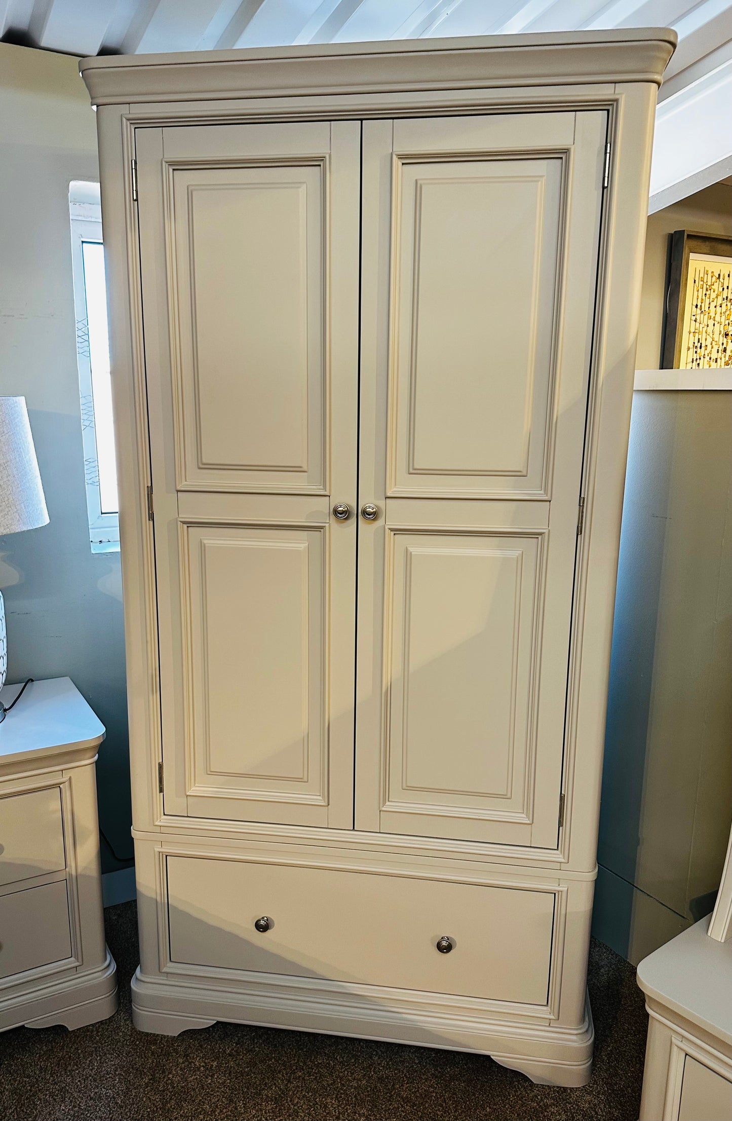 Milan 2 Door 1 Drawer Wardrobe