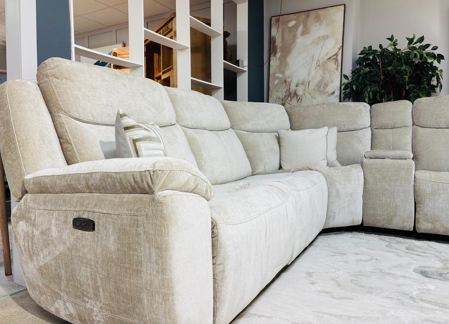Ruby powered modular Corner Sofa