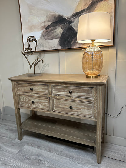 Plama  4 Drawer Console Table