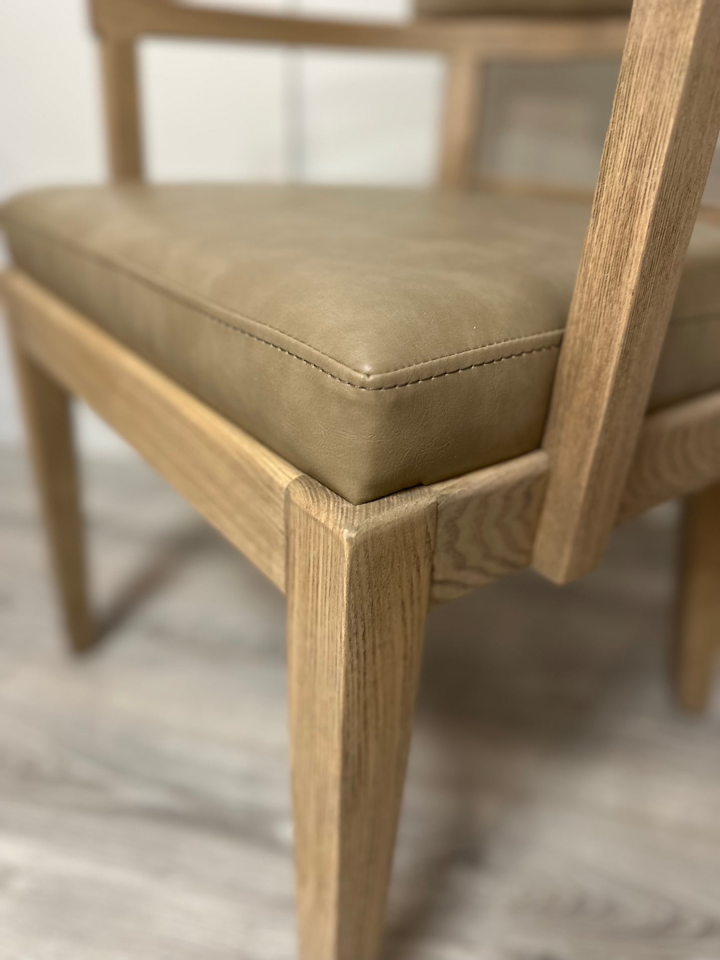 Donna Taupe Carver Chair