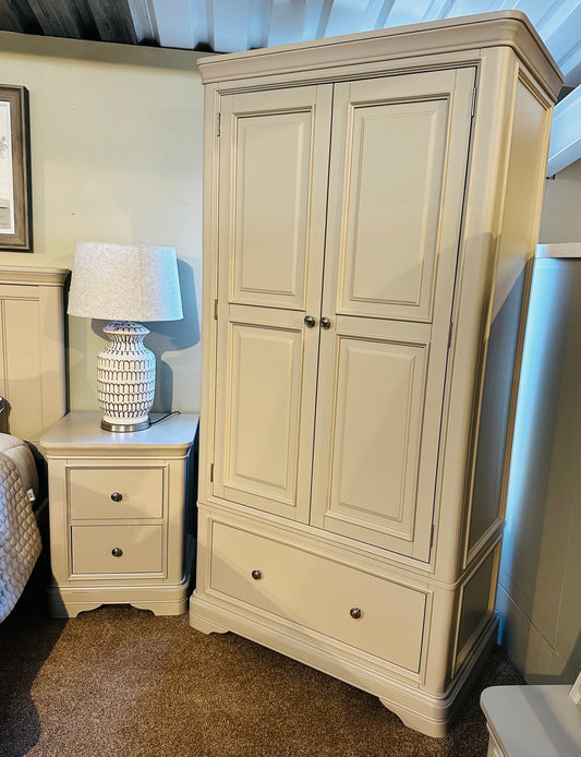 Milan 2 Door 1 Drawer Wardrobe