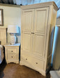 Milan 2 Door 1 Drawer Wardrobe