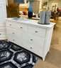 Logan White 6 drawer chest