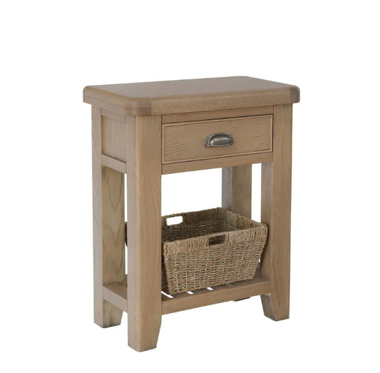 Stamford Oak 1 Drawer Console Table