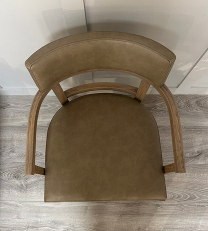 Donna Taupe Carver Chair
