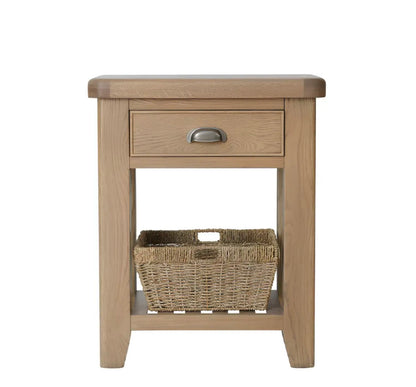 Stamford Oak 1 Drawer Console Table