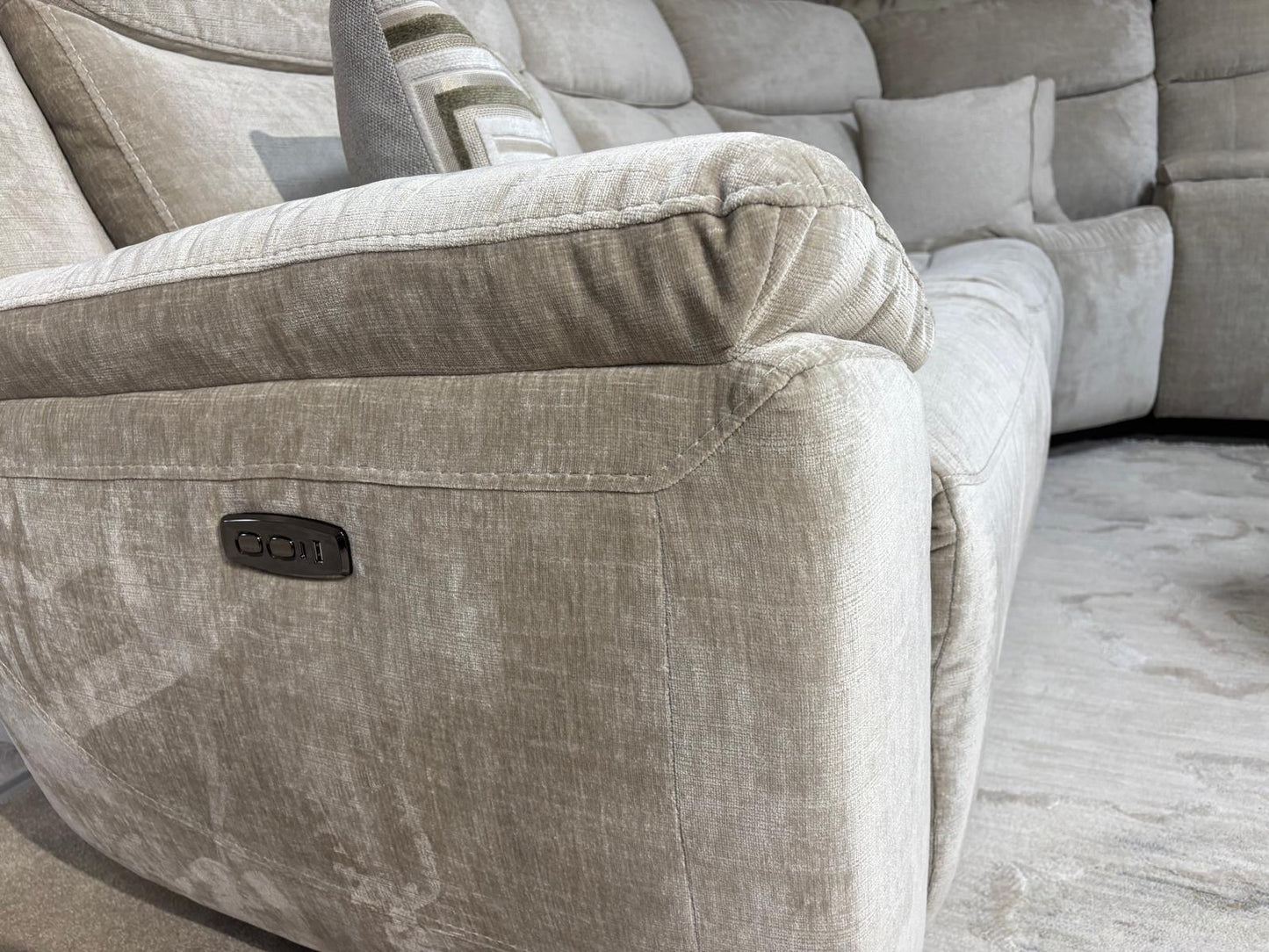 Ruby powered modular Corner Sofa