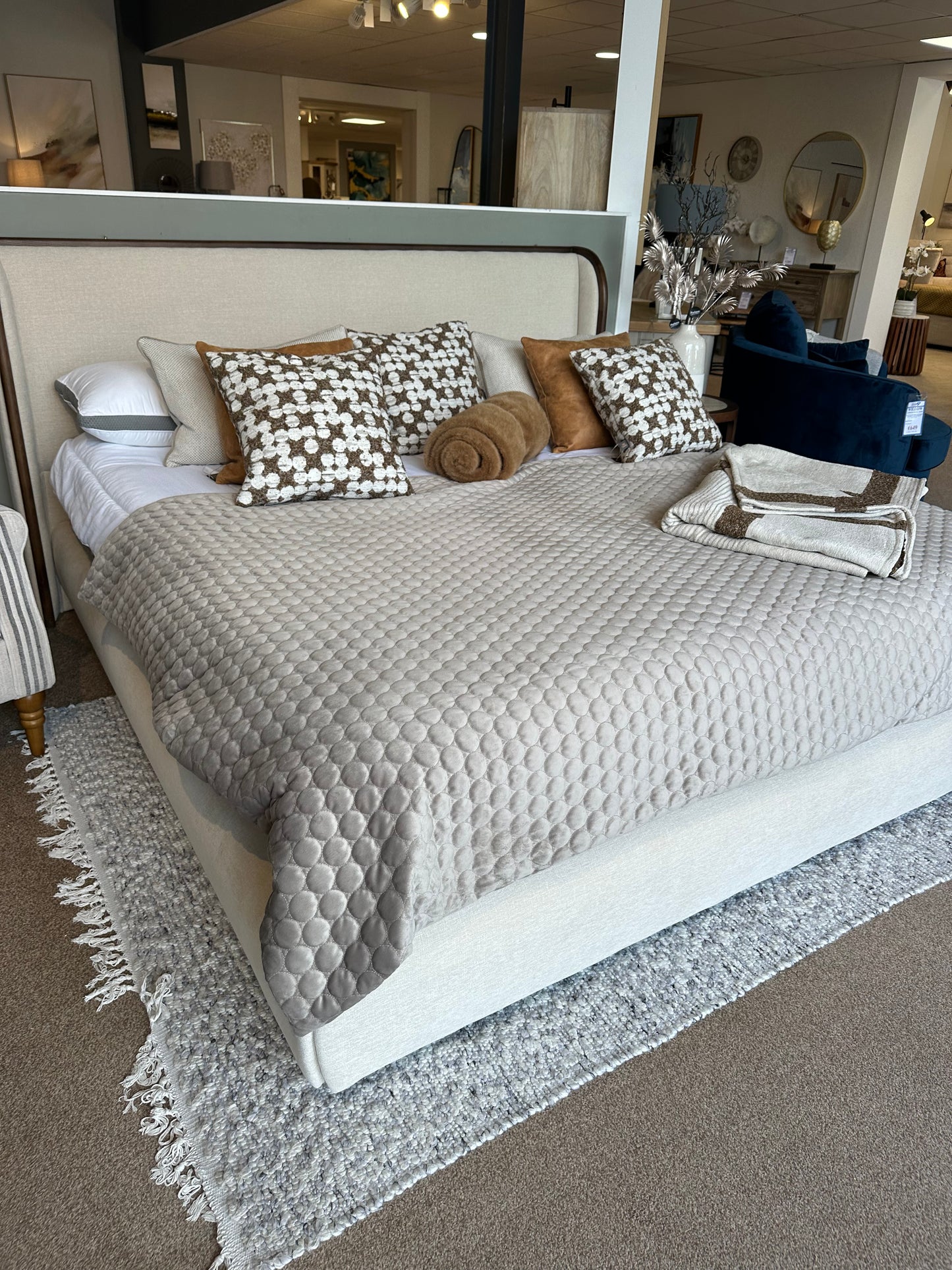 Arden Luxe Fabric Bed Frame