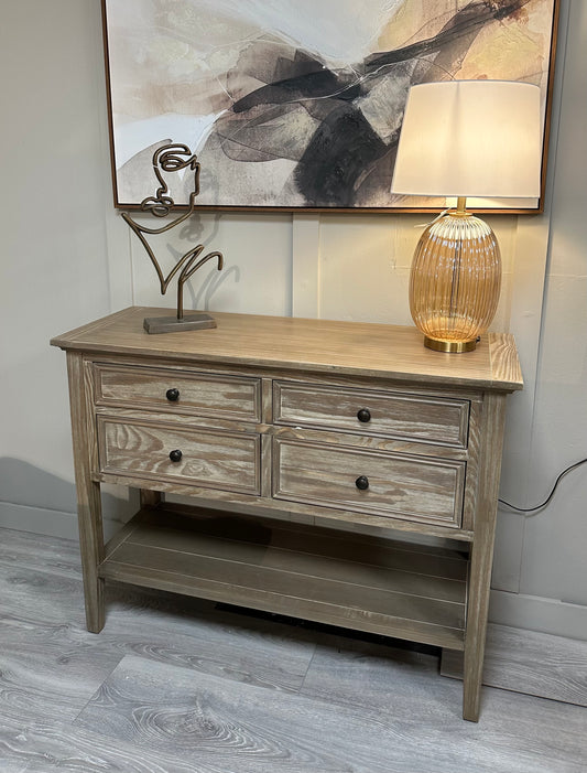 Plama  4 Drawer Console Table