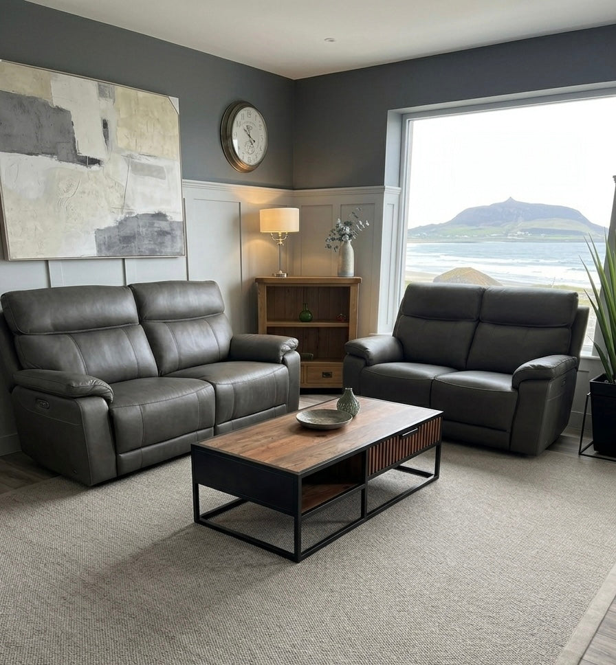 Kensington leather sofa