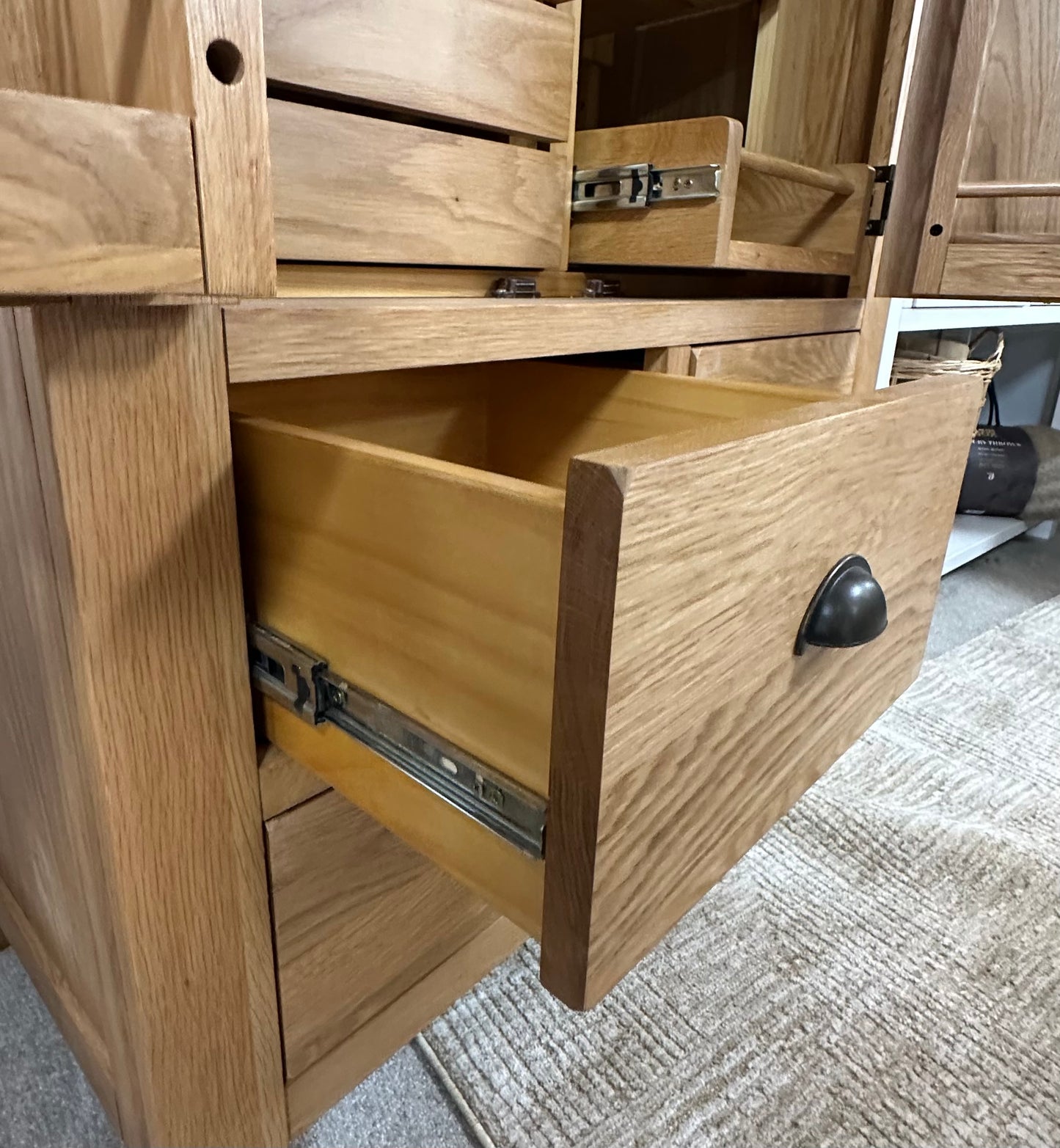 Burford Oak Larder Unit