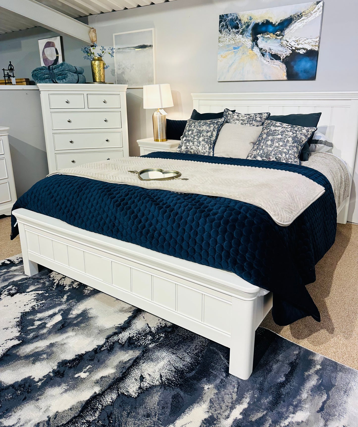 Milan Vanilla Bed Frames