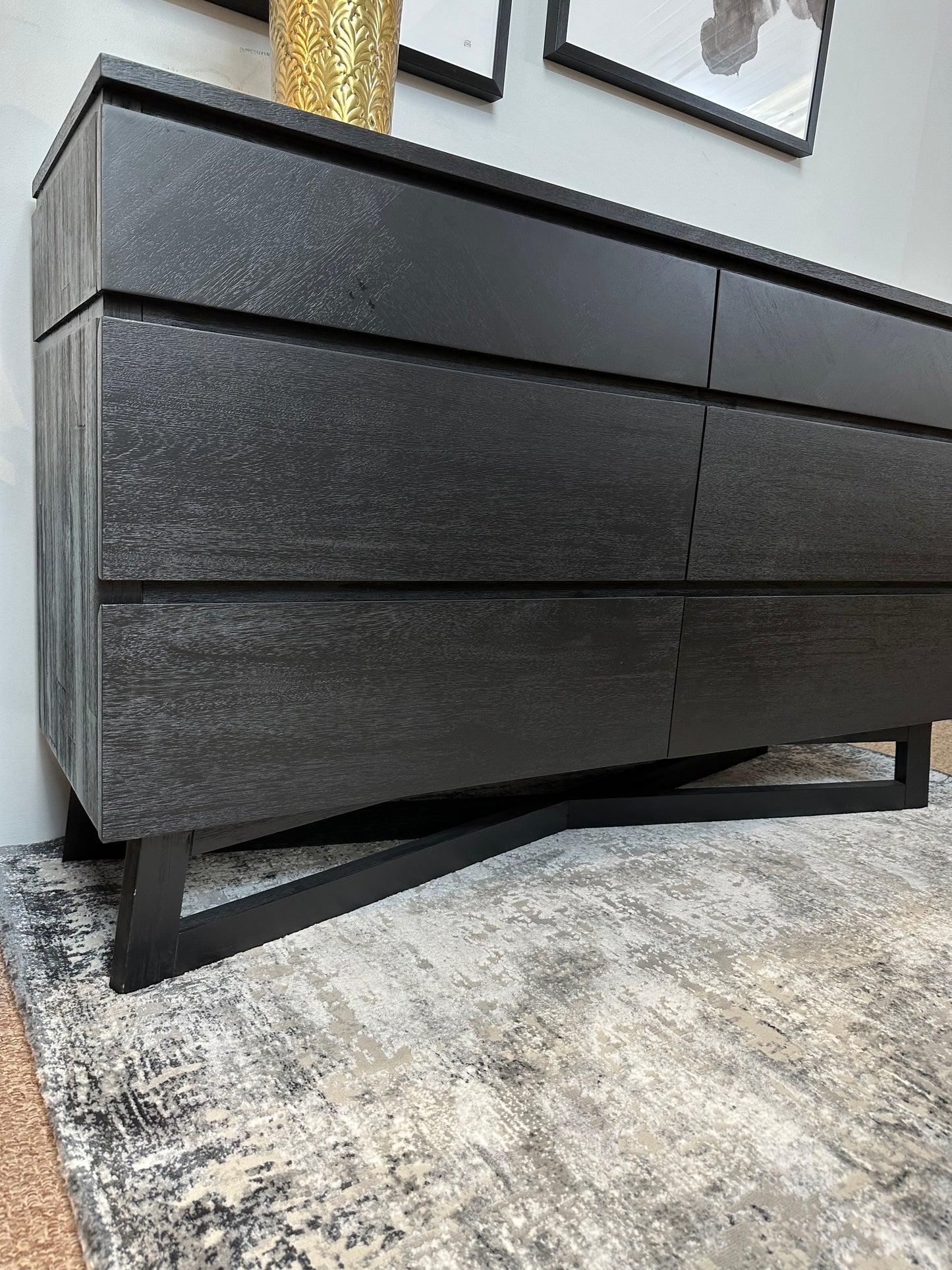 Boho Wide Chest of Drawers