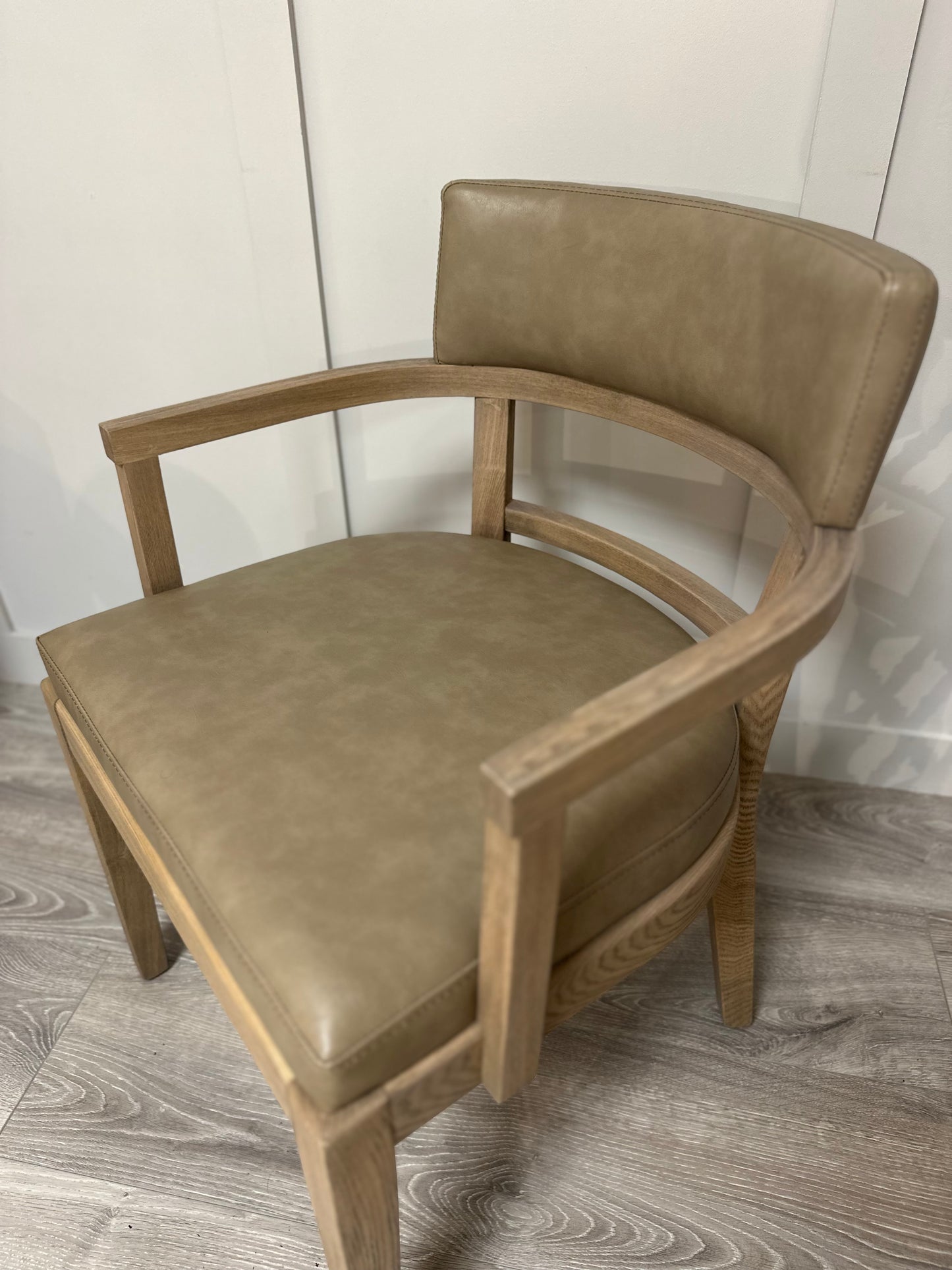 Donna Taupe Carver Chair