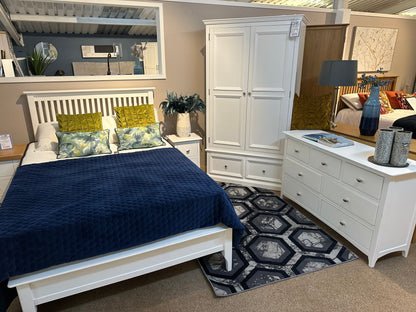 Logan White Bed Frame
