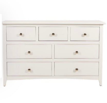 Logan White 6 drawer chest