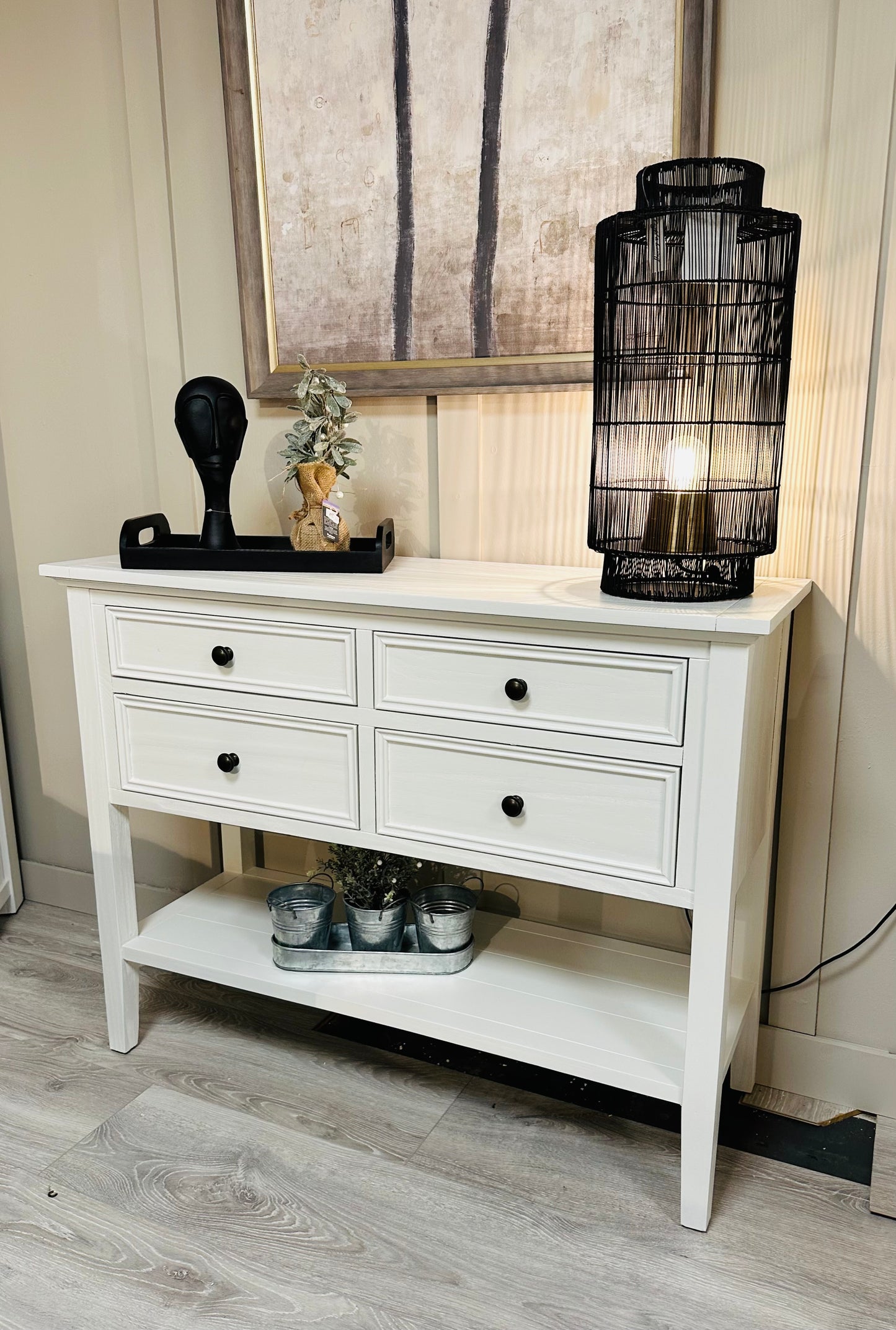 Plama  4 Drawer Console Table