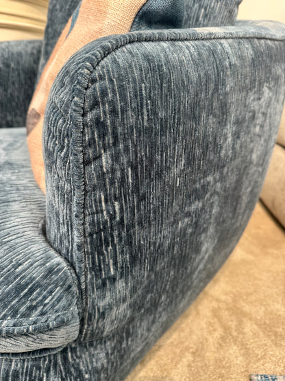Baggio Navy Swivel Snuggle chair
