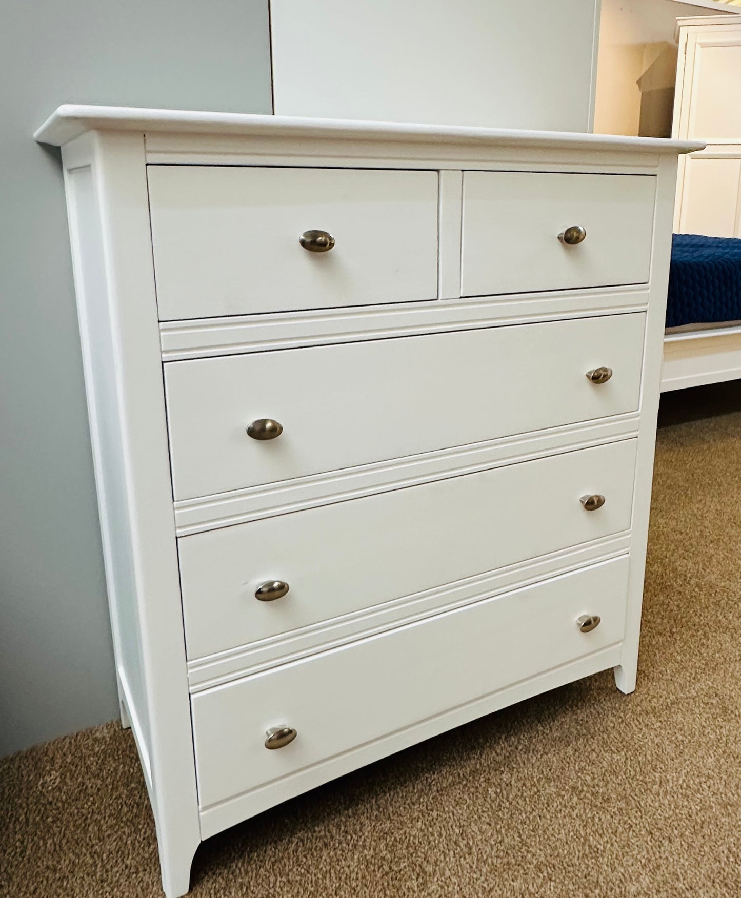 Logan White 2 over 3 chest